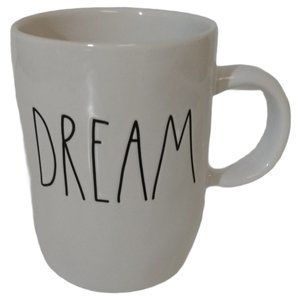 RAE DUNN, DREAM Mug, White Coffee MUG, Ivory